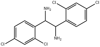 1,2-BIS(2,4-DICHLOROPHENYL)ETHANE-1,2-DIAMINE 结构式