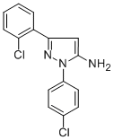 3-(2-CHLOROPHENYL)-1-(4-CHLOROPHENYL)-1H-PYRAZOL-5-AMINE