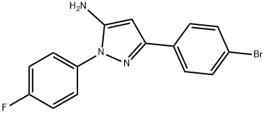 3-(4-Bromophenyl)-1-(4-fluorophenyl)-1H-pyrazol-5-amine