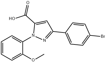 3-(4-BROMOPHENYL)-1-(2-METHOXYPHENYL)-1H-PYRAZOLE-5-CARBOXYLICACID