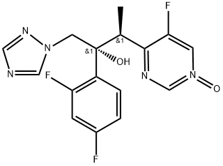 伏立康唑N-氧化物 结构式