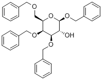 1,3,4,6-Tetra-O-benzyl-b-D-galactopyranoside 结构式