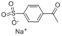 4-乙酰基苯磺酸钠盐 结构式
