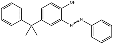 4-(1-methyl-1-phenylethyl)-2-(phenylazo)phenol  结构式