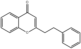 2-(2-苯乙基)色酮 结构式