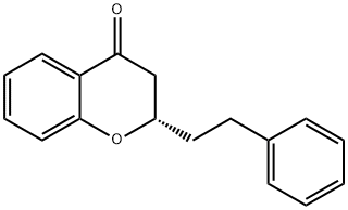 (S)-2-(2-Phenylethyl)chroman-4-one 结构式