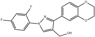 (1-(2,4-DI-F-PH)-3-(2,3-DIHYDRO-1,4-BENZODIOXIN-6-YL)-1H-PYRAZOL-4-YL)METHANOL