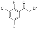 2-溴-1-(3,5-二氯-2-氟苯)-乙酮 结构式