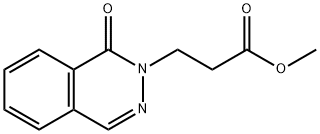 methyl 3-(1-oxo-1,2-dihydrophthalazin-2-yl)propanoate 结构式