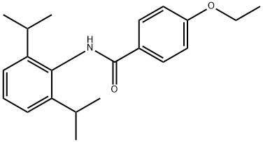 N-(2,6-diisopropylphenyl)-4-ethoxybenzamide 结构式
