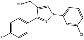 (1-(3-CHLOROPHENYL)-3-(4-FLUOROPHENYL)-1H-PYRAZOL-4-YL)METHANOL