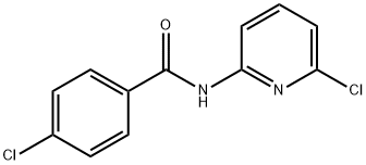 BENZAMIDE, 4-CHLORO-N-(6-CHLORO-2-PYRIDINYL)- 结构式