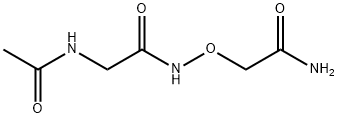 Acetamide,  2-(acetylamino)-N-(2-amino-2-oxoethoxy)- 结构式