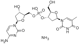 THYMIDYLYL-3-5-2-DEOXYCYTIDINE AMMONIUM 结构式