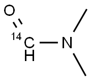 N,N-DIMETHYLFORMAMIDE, [CARBONYL-14C] 结构式