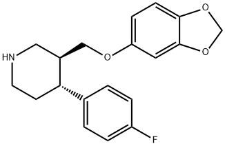 帕罗西汀 结构式