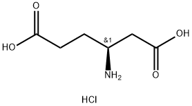 L-beta-高谷氨酸盐酸盐 结构式