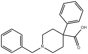 1-benzyl-4-phenylpiperidine-4-carboxylic acid 结构式
