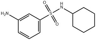 N-环己基-3-氨基苯磺酰胺 结构式