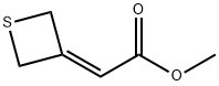 2-(硫杂环丁烷-3-亚基)乙酸甲酯 结构式