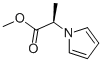 1H-Pyrrole-1-aceticacid,alpha-methyl-,methylester,(alphaR)-(9CI) 结构式