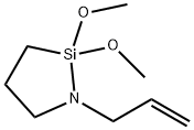 1-烯丙基-2,2-二甲氧基-1,2-氮杂硅环戊烷 结构式