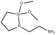 1-Aza-2-silacyclopentane-1-ethanamine, 2,2-dimethoxy- 结构式