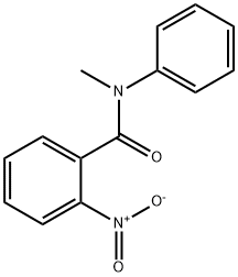 N-甲基-2-硝基-N-苯基-苯甲酰胺 结构式