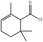 2-Cyclohexene-1-carbonyl chloride, 2,6,6-trimethyl- (9CI) 结构式