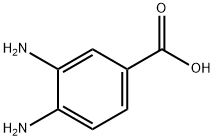 3,4-二氨基苯甲酸 结构式