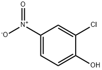 2-氯-4-硝基苯酚 结构式