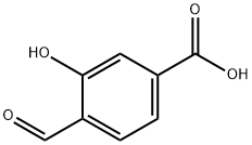 4-甲酰-3-羟基苯甲酸 结构式