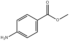 4-氨基苯甲酸甲酯 结构式