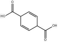 2,5-Cyclohexadiene-1,4-dicarboxylic acid 结构式