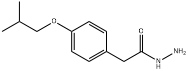 2-[4-(2-Methylpropoxy)phenyl]acetohydrazide 结构式