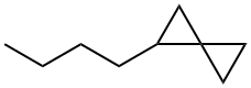 1-Butylspiropentane 结构式