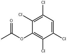 2,3,5,6-四氯苯酚乙酸酯 结构式