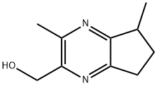 5H-Cyclopentapyrazine-2-methanol,6,7-dihydro-3,5-dimethyl-(9CI) 结构式