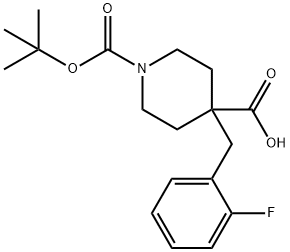 1-(Tert-butoxycarbonyl)-4-(2-fluorobenzyl)piperidine-4-carboxylicacid