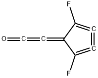 Ethenone, (2,5-difluoro-2,3,4-cyclopentatrien-1-ylidene)- (9CI) 结构式