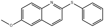 methyl 2-phenylthio-6-quinolyl ether 结构式
