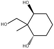 1,3-Cyclohexanediol, 2-(hydroxymethyl)-2-methyl-, (1S,3S)- (9CI) 结构式