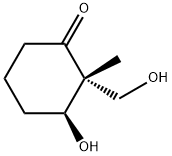 Cyclohexanone, 3-hydroxy-2-(hydroxymethyl)-2-methyl-, (2R,3S)- (9CI) 结构式