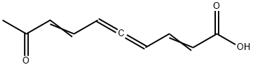 9-Oxo-2,4,5,7-decatetraenoic acid 结构式