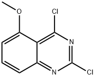 2,4-二氯-5-甲氧基喹唑啉 结构式