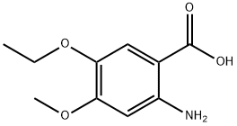 2-氨基-5-乙氧基-4-甲氧基苯甲酸 结构式