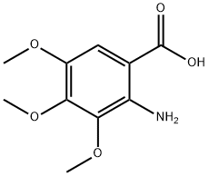 2-氨基-3,4,5-三甲氧基苯甲酸 结构式
