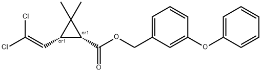 顺式苄氯菊酯 结构式