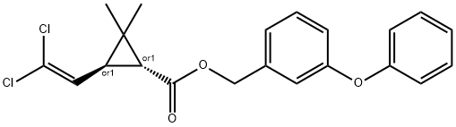 反式苄氯菊酯 结构式