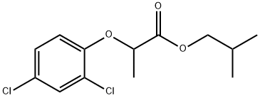 isobutyl 2-(2,4-dichlorophenoxy)propionate 结构式